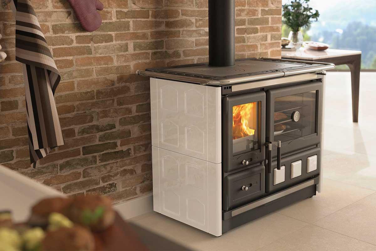 Holzherd Rosa XXL 5.0 Maiolica von La Nordica